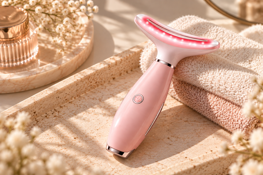 Skin Care Neck Face Massage Tool With Thermals, 3-in-1 Facial Massager